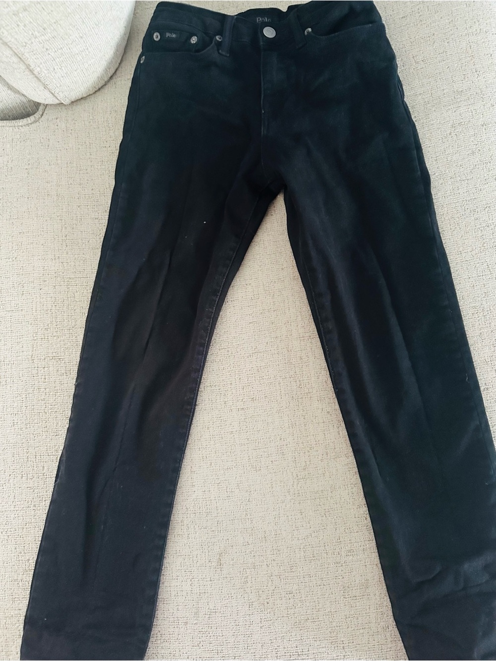 Ralph Lauren Black Corduroy Slim Pants